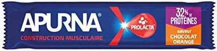 Lot de 28 barres hyperprotÃ©inÃ©es Apurna Chocolat/Orange -