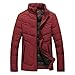 Produktbild Luckycat Männer Winter Casual Reißverschluss Taschen Stehkragen Verdickung Warme Baumwolle Jacke Mantel Winterjacke Steppjacke Daunenjacke Parka Mäntel Jacken