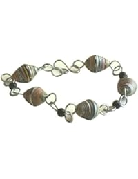 Handmade bracelet with Paper Bead by Mimi Pinto on Amazon UK