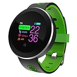 Smart Watch, Q8 Bluetooth Fitness-Smartwatch Fitness-Tracker Uhr Sportuhr mit IP68 Wasserdicht Herzfrequenz Blutdruckmessung Blutsauerstoff Monitor Schrittzähler Touchscreen