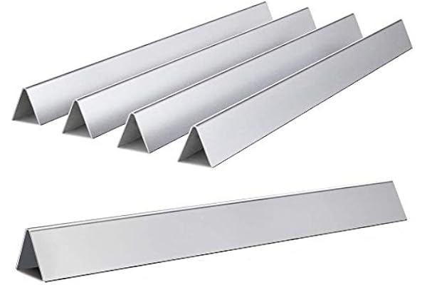 LOKHING Diffuseur Chaleur Barbecue Gaz Plaque 7537 Pièces Détachées Acier Inoxydable pour Weber Spirit 300 E310 E320 Spirit 700 900 Genesis Silver Gold Platinum B/C(avec Boutons de Commande latérale)
