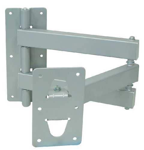 My Wall H 10-34 - Soporte de pared para TV (brazo flexible), plateado