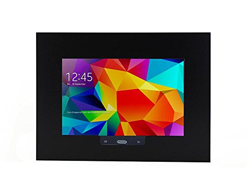 TabLines Wandeinbau mit Home Button für Samsung Galaxy Tablet 4 10.1 schwarz