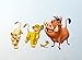 LION KING FULL COLOUR WALL STICKER - GIRLS BOYS DISNEY BEDROOM C332 Size: Large