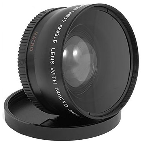 MP power ® 58 mm 0.45X grandangolare + obiettivo macro per Canon EFS 18-55mm EFS 55-250mm EF 70-300mm EF 50mm, Nikon AF-S NIKKOR 50mm f/1.8G, Nikon AF-S NIKKOR 50mm f/1.4G, AF-S DX NIKKOR 55-300mm F4.5-5.6 G