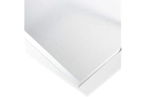 INGENIA HOME Metacrilato transparente 4mm cristal o Vidrio acrílico, plancha de acrílico incoloro- Varias medidas (50_x_50_cm)