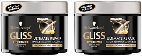 Schwarzkopf - Gliss - Masque Rparation Ultra-Cible Ultimate Repair - Pot 200 ml - Lot de2