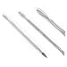 Manicure Pedicure Set - TOOGOO(R) 3Pcs Nail Art Stainless Steel Cuticle Spoon Remover Pusher Manicure Pedicure Set