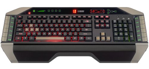 NEW! MadCatz Cyborg V. 7 USB Backlight PC Gaming Keyboard