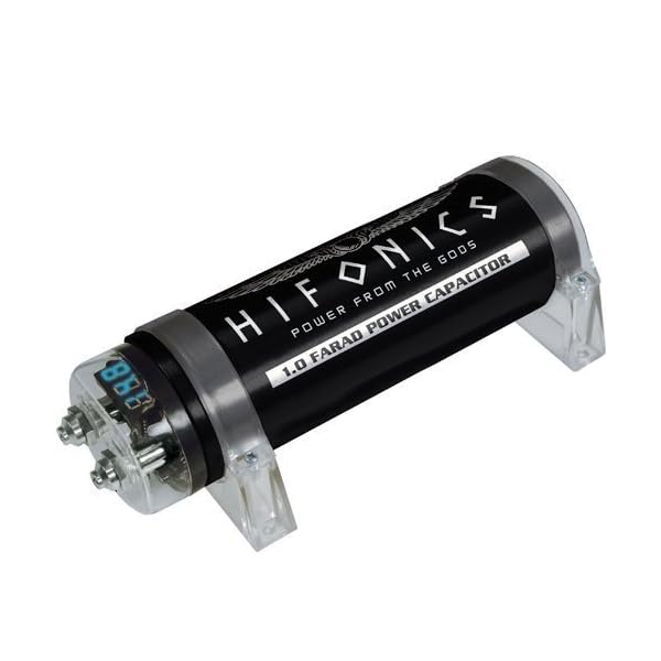 Hifonics HFC 1000 Kondensator 1.0 Farad Pufferkondensator / Power-Stabilizer / Powercap