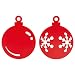 Produktbild Koziol - Weihnachtsschmuck SNOW & SHINE 2er Set transparent rot