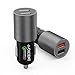 Produktbild QICENT KFZ Ladegerät 30W 7.2A Schnelllader 2.0 2 Ports usb Auto Schnellladegerät Car Charger Quick Charge und Intelligente Aufladeeinheit mit QC 2.0 Technologie und Qualcomm zertifiziert für Samsung Galaxy S6/ S6 Edge+ / iPhone 6 / 6s / 7 / Huawei p8 / LG G Flex2 - Grau