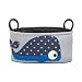 Baby Stroller Organiser Bag with Cup Phone Holders, Water Resistant Baby Storage Basket for Pushchairs, Prams, Strollers, Buggies(Dark Blue)