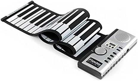 AGPtEK 61 Keys Flexible Foldable Soft Portable Electric Digital Roll up Keyboard Piano