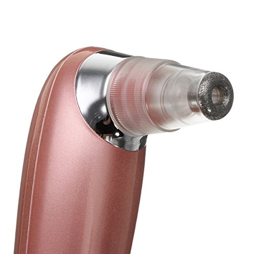 LuckyFine, Mikrokristalline Absorption schwarz Kopf Massagegerät Vakuum Saug Microdermabrasion Gerät Loch Reinigung Schönheit Maschine Rose - 4