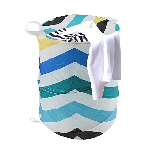 Foldable Pop-up Hamper Toy Organizer Laundry Bin/ Laundry Basket Toys Baskets Tote Storage Bag Bags Room Tidy Organiser Toy Storage/Laundry Hamper/Clothes Basket with Handles