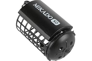 MIKADO CARP Mikado schwarzer Futterkorb Ø32 x 37mm von 5g bis 25g erhältlich Feeder with Bottom