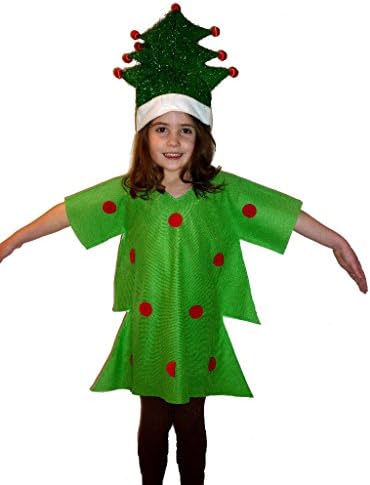 Christmas tree costume : Childs : Nativity : age 3 - 5 yrs