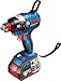 Price comparison product image Bosch Professional GDX 18 V-EC Cordless Impact Driver with Two 18 V 4.0 Ah Lithium-Ion Batteries