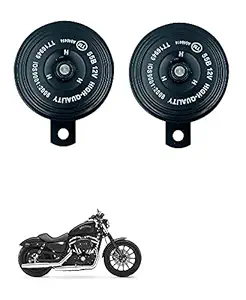 Znee Smart Motorcycle Horn Loud Sound Waterproof 12V 110DB (Set of 2) for Harley Davidson Universal for Bike