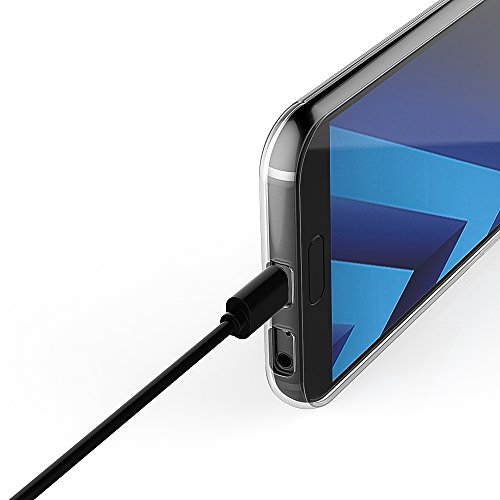 Samsung Galaxy A5 2017 Hülle, Elekin [Liquid Crystal] Soft Flex Silikon Transparent Ultra Dünn Bumper-Style Handyhülle TPU Durchsichtige Schutzhülle für Samsung Galaxy A5 2017 [5,2 Zoll] Case Cover - 3