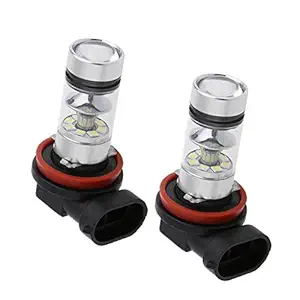 Phenovo Pair 1000LM H16/ H11 100W High Power LED Foglights Bulbs Lamp White
