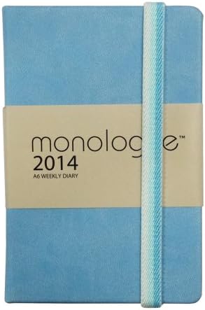 Grandluxe Monologue Diary 5.5-Inch x 3.5-Inch, Sky Blue (701178)