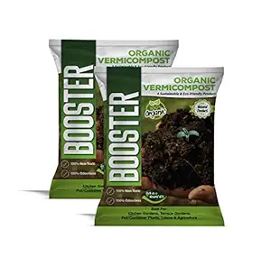 BOOSTER Organic Vermicompost Fertilizer Manure for Plants (10 kg)