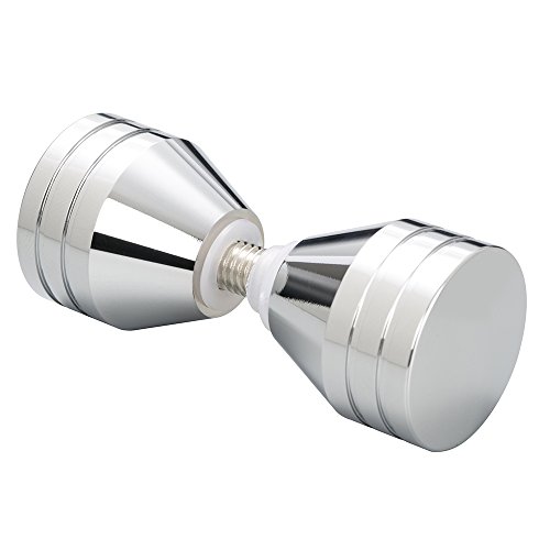 Dusche Tür Doppel Knopf Türgriff Duschtürknopf Duschtürgriff Dusche-Griff Beschläge Türknauf Griff Knopf Schrankgriff (Alulegierung) - 6