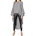 Produktbild Geili Damen Mode Cool Lange Bluse Frauen Unregelmäßige Rüschen Hem Shirt Langarm Einfarbig Pullover Tops Party Blusen