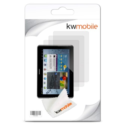 3x kwmobile Folie matt für Samsung Galaxy Tab 2 10.1 Displayschutzfolie – Schutzfolie Anti-Fingerabdruck Displayschutz Displayfolie entspiegelt - 4