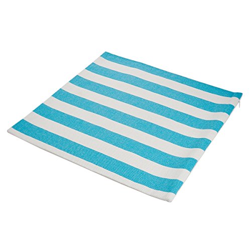 Avanzza 2er-Set Kissenhülle / Kissenbezug 40×40 cm in Türkis für Kissen, Sofakissen / Sofa Kissen und Dekokissen / Deko Kissen aus der Linie Decor Chic - 7