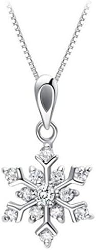 OLIOU Fashion Rhinestone Snowflake Pendant for Necklace Accessories