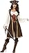Produktbild Smiffys, Damen Hochsee Piratin Kostüm, Kleid, Hose und Bandelier, Größe: L, 26225