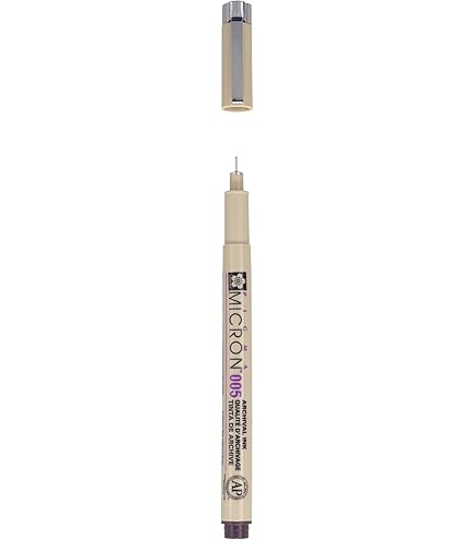 SAKURA Pigma Micron 01 Fineliner - Grigio chiaro - Inchiostro per archiviazione da 0,25 mm - Impermeabile e ad asciugatura rapida