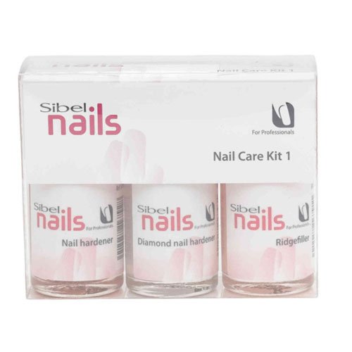 Sibel Nails Care Kit - Ridge filler, nail hardener, diamond nail hardener