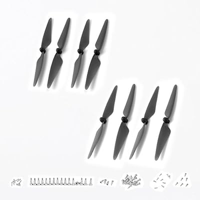 Hubsan H501S X4 Quadricoptère Drone Pièce de Rechange Hélice Vis de Hélice (Hélice noir)