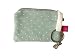 Produktbild TryPinky Schlüsseletui Tasche Mäppchen  Kleine weiße Punkte auf Mint  Damen Herren Geschenk Schlüsseltasche süß Schlüsselmäppchen