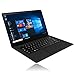 Produktbild Laptop 14 Zoll Windows 10 - Winnovo Quad Core Notebook Intel Atom Prozessor, 1,92 GHz, 32GB HDD, 1920*1080 IPS Display, Deutsche Tastatur, WiFi, Bluetooth, HDMI, 2GB RAM, USB 3.0 (Schwarz) MEHRWEG