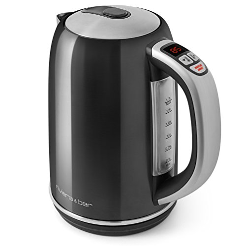 Riviera & Bar BT549A Bouilloire à Température Variable Serena 1,7 L platinium