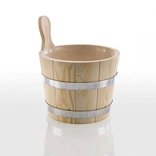 Aufgusseimer Standard aus Nadelholz mit Kunststoff Einsatz 5 Liter