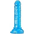 6 Inches Soft Leisure Product with Suction Cup(Color:Blue)