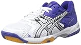 Damenmodell Asics Gel-rocket W, Damen Hallenschuhe, Weiß (white/lightning/royal Blue), 43.5