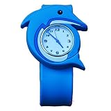 MMRM 3d Tier Meer Unisex Kinder/BEBE-Armbanduhr Silikon Quarzuhr Delfin