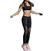 Produktbild Felicove Leggings Für Damen, Mesh Patchwork Yogahosen Elastischer Workout Legginghose Fitness Sport Jogginghose Damen Sport Leggings Yoga Pants Leggins Hose