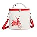 Produktbild UKCREATIVE Portable Lunch Canvas Mittagessen Tasche Thermische Lebensmittel Picknick Lunch-Taschen für Frauen Kinder Männer Isolierte Box Tasche Tote Tier Outdoor-Tasche