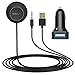 Price comparison product image iclever Bluetooth Receiver 4.0 Car Wireless Adapter Receiver Car Stereo 3.5 mm Aux and 3 Port USB Car Charger