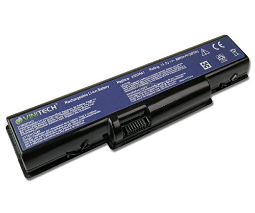 Vinitech Akku mit 11,1V 8800mAh für Acer Aspire 5338 5340 5535 5536 5542 5542G 5735 5737Z 5738G 5738Z 5740 5738 5738DG 5738PG AS07A31 AS07A41 AS07A51 AS07A52 AS07A71 AS07A72 AS07A75