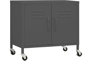 vidaXL Armadietto Antracite 60x35x56 cm in Acciaio