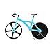 Produktbild Fahrrad Pizzaschneider - IntiPal Pizza Cutter Schneider 2 Farben (Blau)